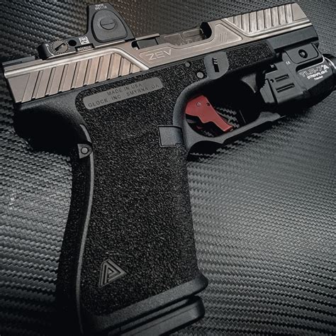 Custom Glock grip options for enhanced control