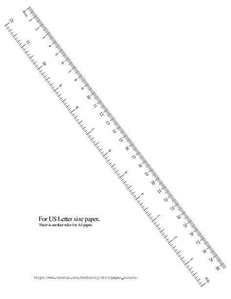 Custom Printable Rulers