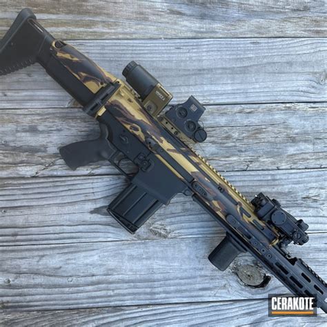 SCAR 17 with custom scope and rail