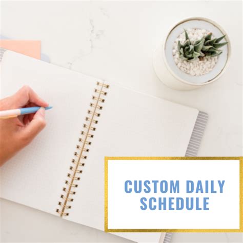 Creating a Custom Schedule in Notion