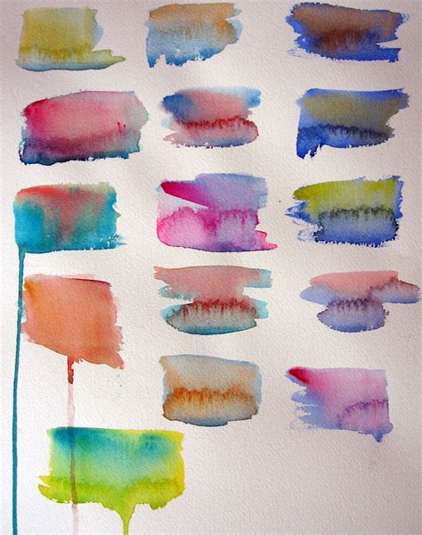 Creating custom watercolor combinations on a brass palette