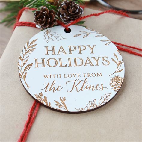 Customizable Christmas Tags