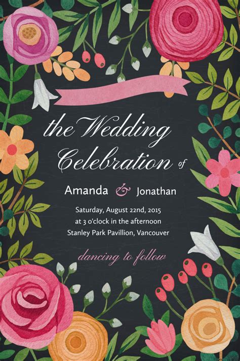 Customizable Printable Invitations