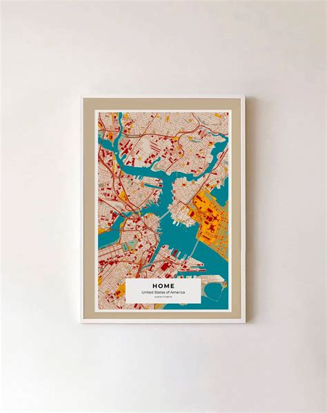 Customized US Map Prints