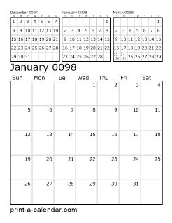 Customizing the 98 Calendar for Personal Use