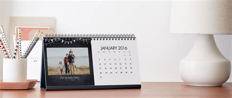 Customizing your desk calendar