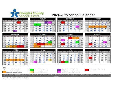 Customizing Douglas County Schools Calendar