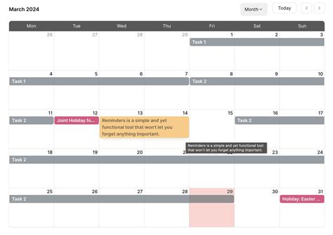 Customizing Event Calendar