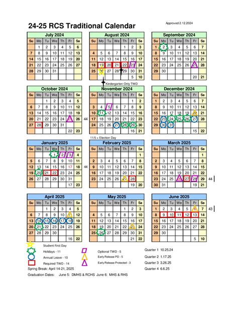 Customizing Rockingham County Schools Calendar