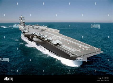 CVN 79 Aircraft Carrier in Action