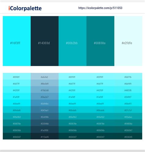 Cyan Color Combinations Ideas Inspiration