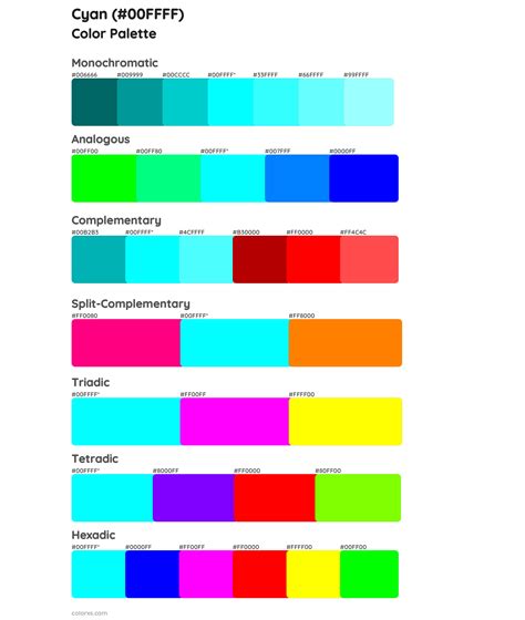 Cyan Color Combinations Ideas