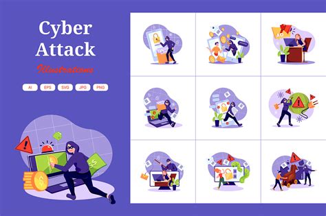 Cyber Attack Illustration