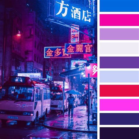 Cyberpunk Color Palette 3