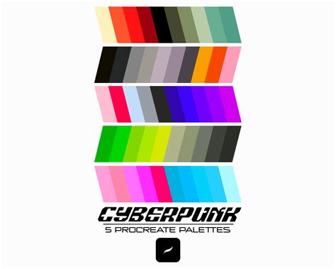 Cyberpunk Color Palette 5