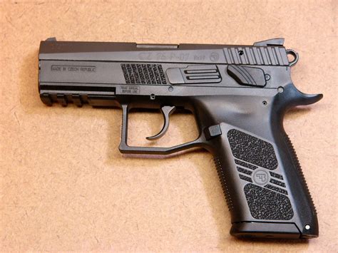 CZ P-07 features, including ambidextrous manual safety and ergonomic grip