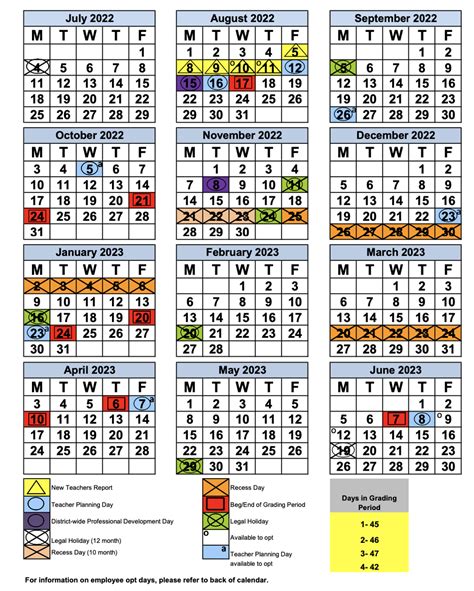 Dade School Calendar Image 5