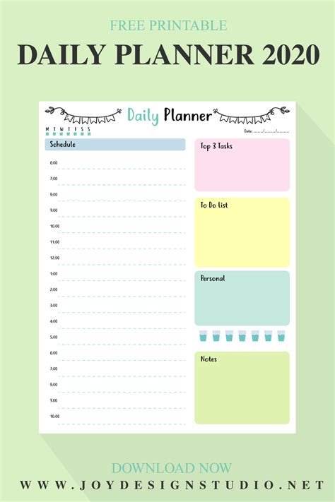 Daily Planner Templates