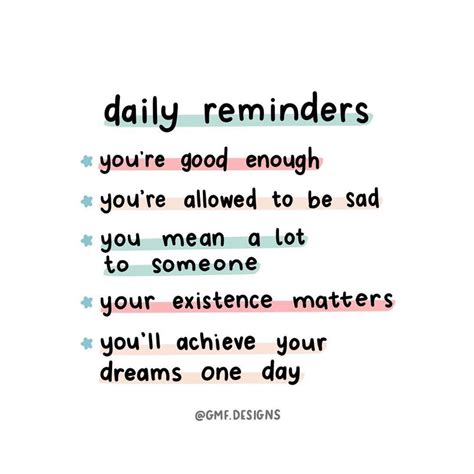 Daily Reminders