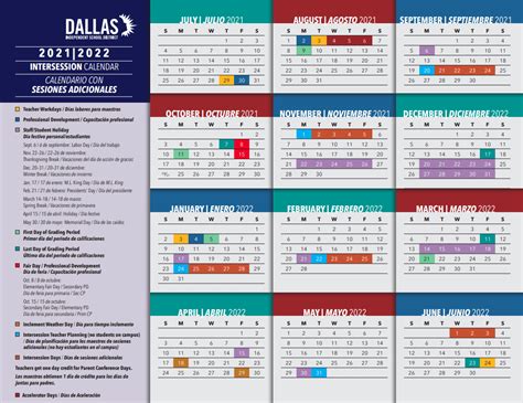 Dallas College Calendar Overview