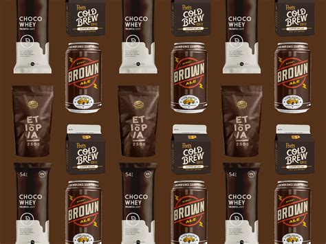 Dark Brown Packaging Design