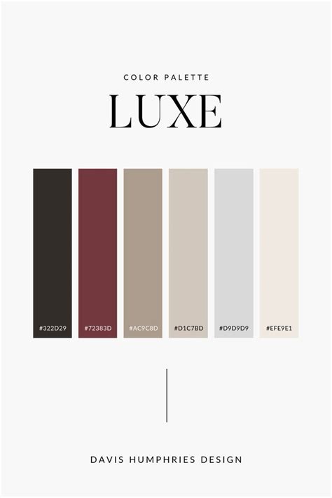 Dark Luxe Color Palette