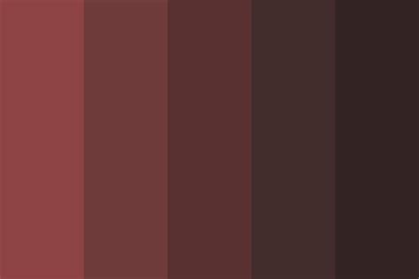 Deep Red Brown Color Palette