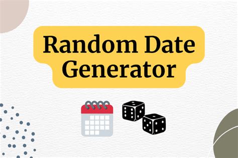 Date Generator Image 1