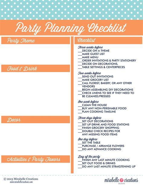 David May Party Planning