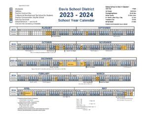 Davis School District Calendar Album