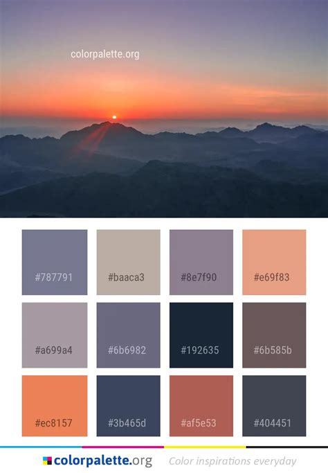 Dawn Sky Color Palette