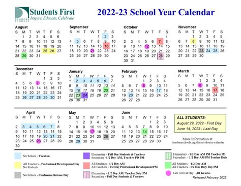 Dearborn Public Schools Calendar Image 1