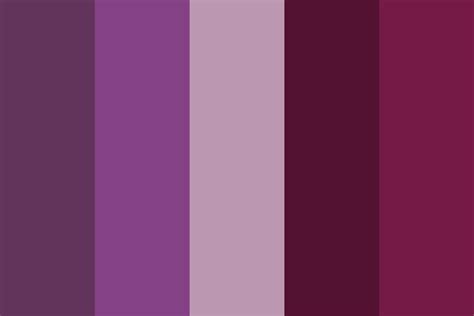 Deep Berry Shades Dark Brown Colour Palette