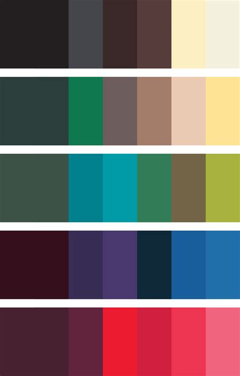 Deep colour palette example