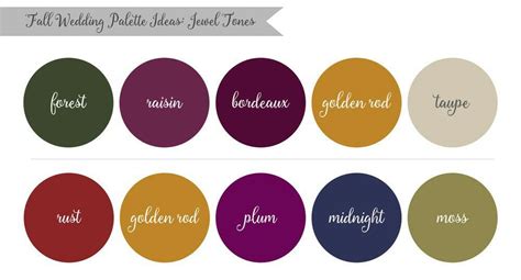 Deep Jewel Tones for Dark Autumn Palette