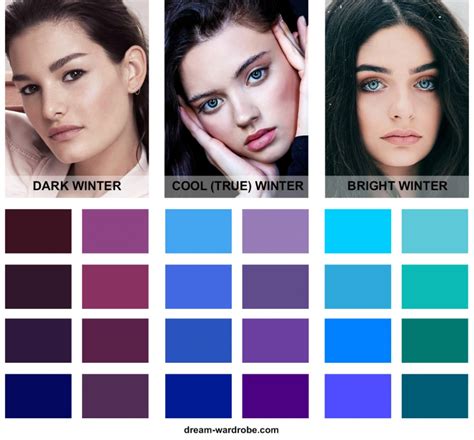 Deep Jewel Tones Winter Color Palette