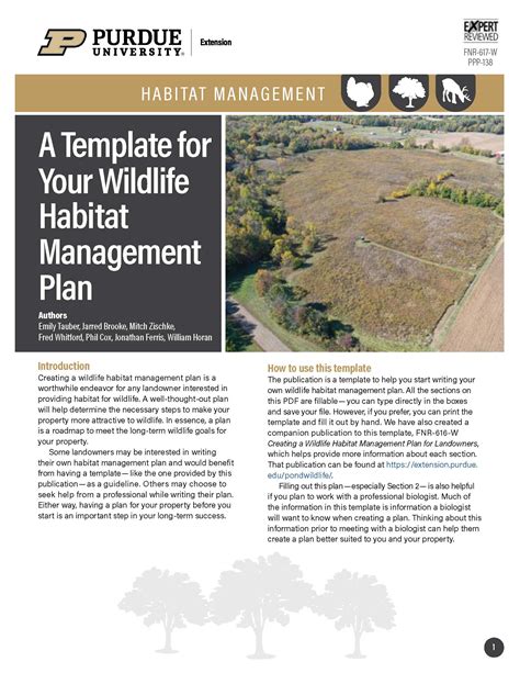 Deer Habitat Management