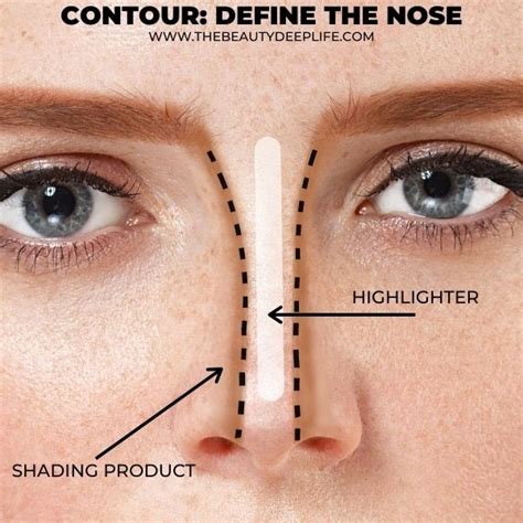 Defined Nose Contour