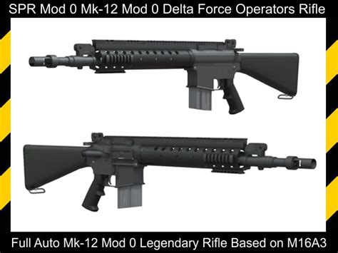 Delta Force Mk 12 Mod 1 Sniper Rifle