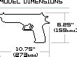 Desert Eagle dimensions