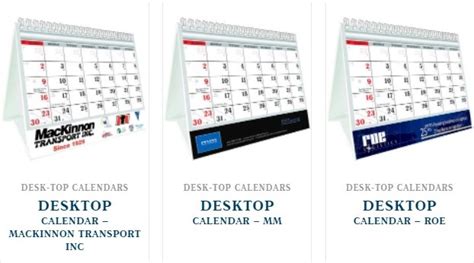 Desktop Calendar Benefits