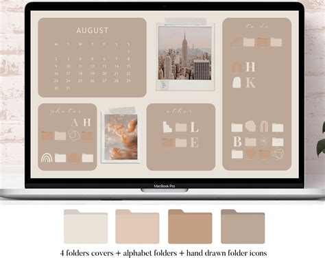 Desktop Calendar Organization