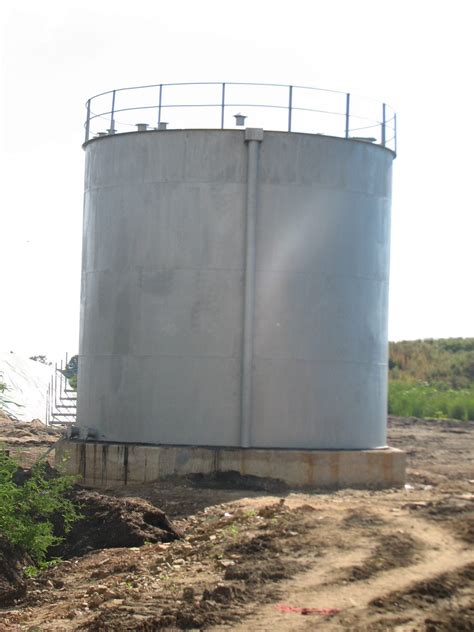 Development tank steel foundation image 3