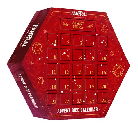 Dice Advent Calendar Ideas