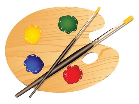 Digital Artist Palette Clipart