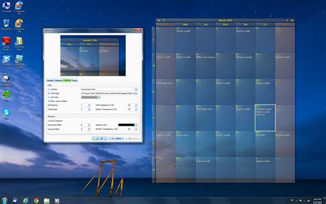 Digital Desktop Calendar Features