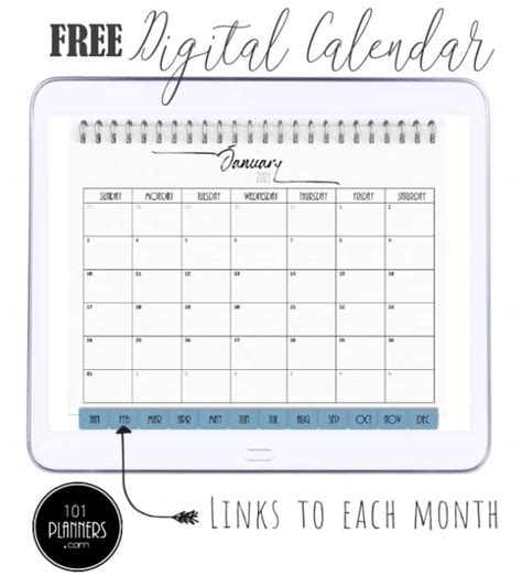 Digital Free Calendars