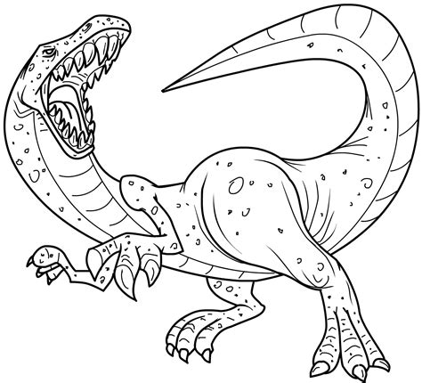 Dinosaur coloring pages for kids