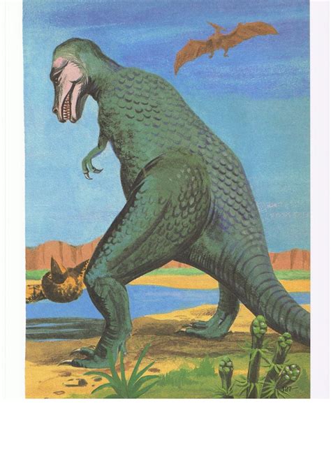 Dinosaur Illustrations 1980s