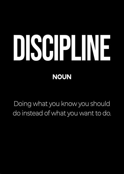 Discipline